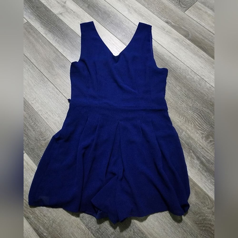 Royal Blue Medium Romper